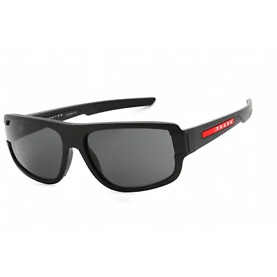$279 • Buy Prada Sport 0PS 03WS DG006F Gradient Black Rubber / Dark Grey Sunglasses
