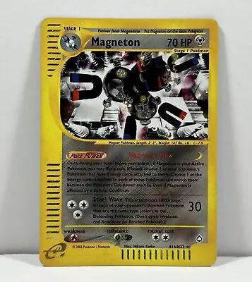 Magneton H16/H32 Aquapolis Holo Pokémon Card - MP • $29.99