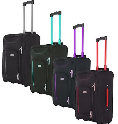 Ryanair EasyJet Cabin Approved Trolley Wheeled Hand Luggage Bag Suitcase Holdall • £16.99