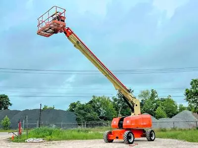 2015 JLG 800S 80' 4WD Diesel Telescopic Boom Lift Man Aerial Platform Bidadoo • $1634