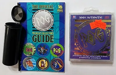 Vtg Factory Sealed POG Milkcap Collector's Guide & Micro Tournament Game Pack • $86.49