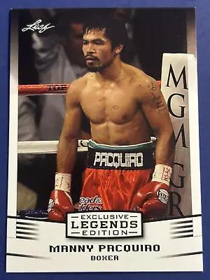 Manny Pacquiao 2022 Leaf Exclusive Legends #ee-07 Boxing Card • $4.95
