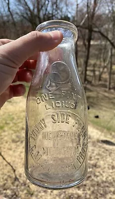 Sunny Side Farm GM Eckert Milk Bottle Allendale Saddle River NJ New Jersey • $34.99
