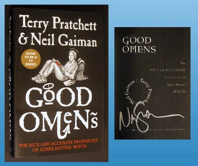 $212.50 • Buy Neil Gaiman SIGNED IN PERSON Good Omens, Brand New!