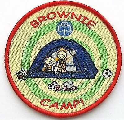 Brownie Guide Activity Badge - Brownie Camp - New • £1.10