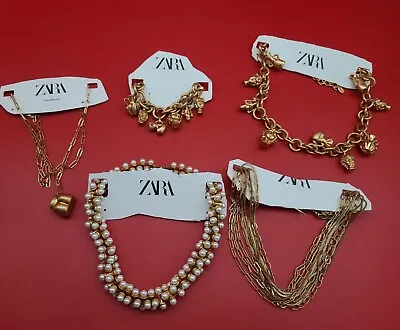 $145 • Buy Zara Jewelry 5 Piece Lot New