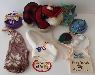 Vanderbear Lulu & 6 Complete Outfits Winter Spring Cheer Sweets Posies Spruced • $35