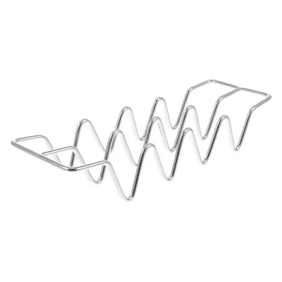 Steel Taco Stand Taco Shell Stand Up Holders Stainless Steel Taco Stand Metal • $11.39