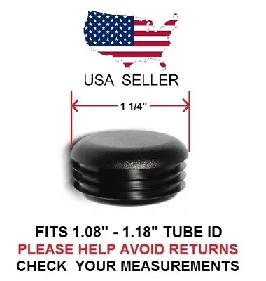 1 1/4 Inch Round Tubing Plug/end Cap 1 1/4  Quantity 4 • $4.88