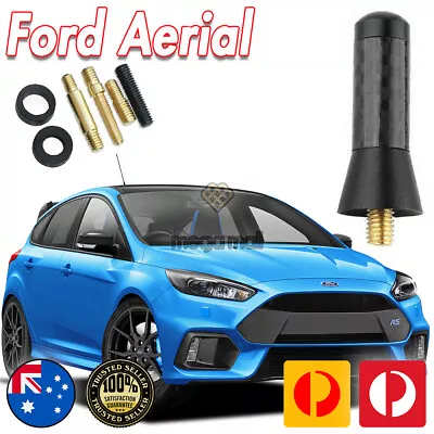 Antenna / Aerial Stubby Bee Sting For Ford RS Focus MK3 MKIII Black 4cm High • $24.99