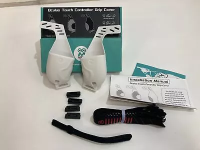 NEW Oculus Touch Controller Grip Cover Left & Right - Q2H1 - White -  RRP$29.99 • $19.99