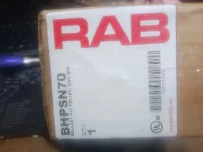 RAB Lighting PHPSN70 Ballast Kit 70 Watt HPS 120 V NFF • $105