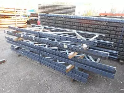 Link 51 Upright Frames No Feet 3.220 Mtr X 900 Mm - Dark Grey - Racking Industri • £57.96