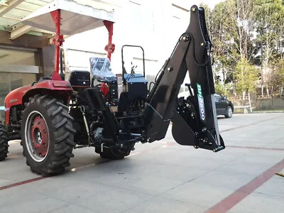 BH8600 Backhoe Excavator Attachment  9' FT Digging Depth  PTO Pump + Thumb  Cat1 • $6495