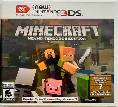 Minecraft New Nintendo 3DS Edition • $36.99