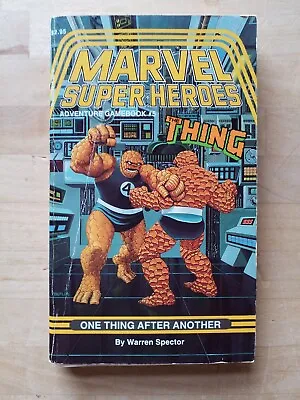 Marvel Super Heroes Adventure Gamebook #5 The Thing - One Thing After Another • $14.99