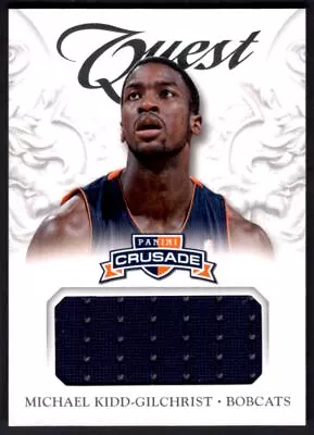 2012-13 Panini Crusade Quest Memorabilia Michael Kidd-Gilchrist Swatches • $6.99