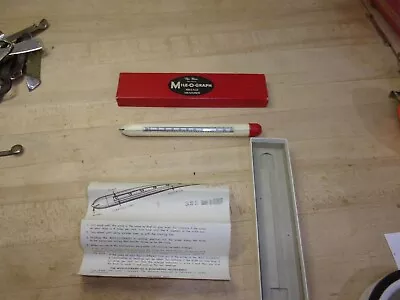 Vintage MILE-O-GRAPH Map Mileage Measuring Tool W/Box & Instructions FREE SHIPP • $9.99