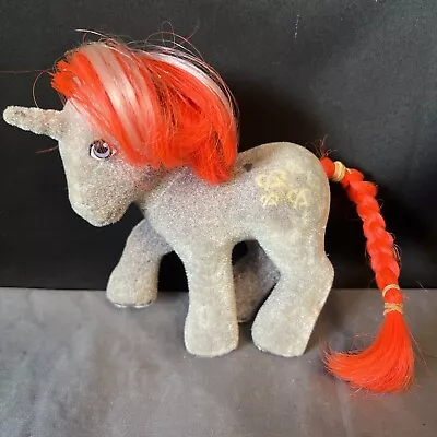 My Little Pony MLP Vintage G1 So Soft Pretzel Twist Unicorn 1986 Some Wear • $22.95