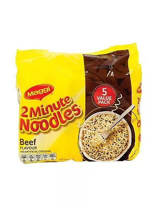 Maggi Noodle 2 Min Beef 5 Pack • $8.95