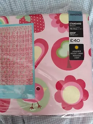 Girls Bedroom Tabtop Curtains From Next  54  Drop  New In Packing • £18