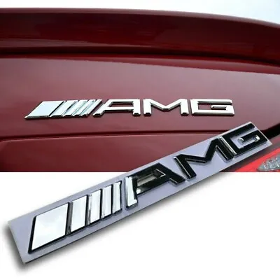 $10.95 • Buy AMG LOGO Badge Emblem Sticker For Mercedes Benz A C E CLA GLA GLC GLA C43 C63s