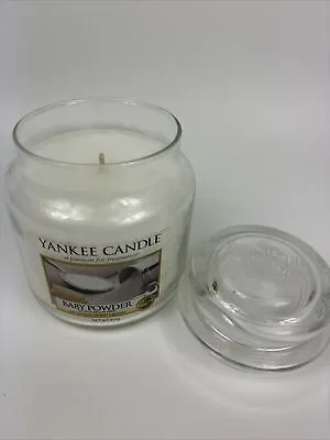 YANKEE Candle BABY POWDER 411 G MEDIUM JAR • £14.99