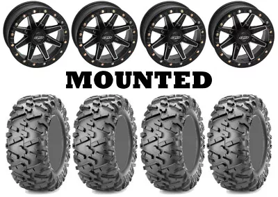 Kit 4 Maxxis Bighorn 2.0 Tires 30x10-14 On Quadboss Boss Lock Beadlock Black TER • $1825.58