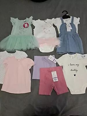 Baby Girls Bulk Clothing Including Disney Size 0 New • $50