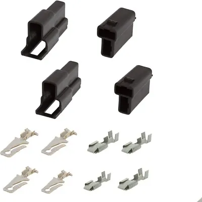 Delphi Packard Gm 56 Series Two Conductor Connector Set 12 Ga. Package Of 2 • $4.25