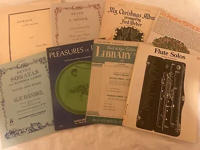 Lot Of 8  Music Sheets  For Flute • $24