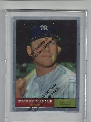 Mickey Mantle 1996 Topps Finest Reprints Card #11 1961 Topps In A Snap Tight • $14.95