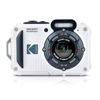 Kodak PIXPRO WPZ2 16MP Underwater Digital Camera - White • £159.95