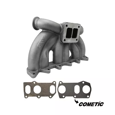 VW VR6 12V Twin Scroll T4 Top Mount Turbo Manifold - Dual V-band Wastegates + CO • $539.90