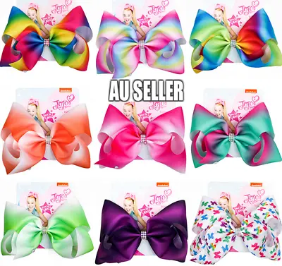 Rainbow Jojo Siwa Bows Girls Fashion Hair Accessories Party Gift 8 Styles • $8.99