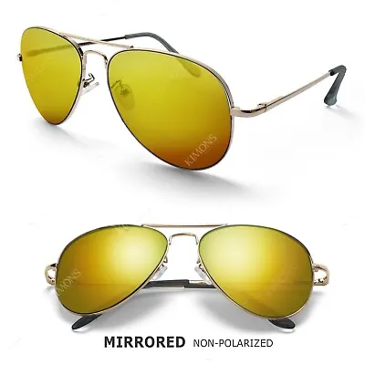 Polarized Sunglasses For Women Men Vintage Sports Driving Metal Aviator Gradient • $9.95
