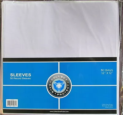 (500) CSP 12 X12  VINYL 33RPM LP RICE PAPER RECORD ALBUM MUSIC SLEEVE HOLDERS • $109.90