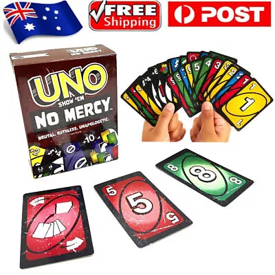 UNO Show ‘em No Mercy Card Game For Kids Adults & Family Night Parties  TK • $12.76