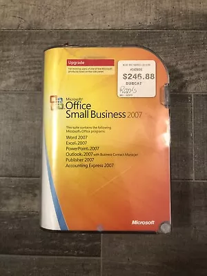 Microsoft Office 2007 Small Business 2007 - New Sealed  • $63.99