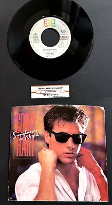 Corey Hart  Sunglasses At Night  45Vg+ Emi Records Picture Sleeve Jukebox Strip • $9.99