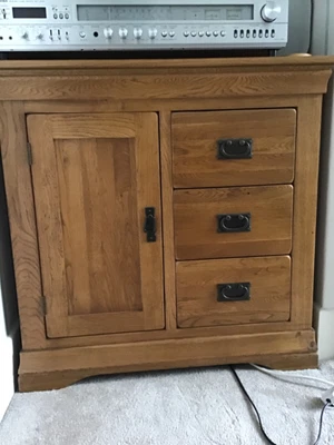 £180 • Buy Oak Sideboard, Oak Furniture Land French Farmhouse Range.