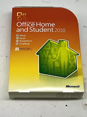 Microsoft Office Home And Student 2010 SP1 Retail DVD Unknown Code Status • $22.88