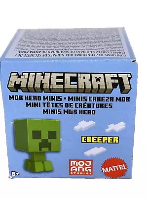 NEW Mattel Minecraft Mob Head Boxed Mini Figures CREEPER 1  #HDV79 • $12.99