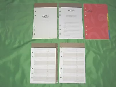 COMPACT Floral Tab Page Protector Phone Fill Lot Franklin Covey 365 Planner Set • $12.99