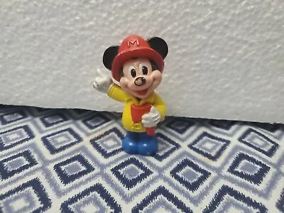 Mickey Mouse Fireman Figure Disney Vintage 1980's  • $29.64