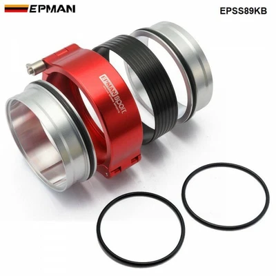 $33.95 • Buy Aluminum Heavy Duty Red Quick Release V Band Clamp For 2.5  Intercooler Pipes