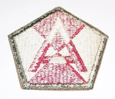 MINT ORIGINAL CUT-EDGE WW2 15th ARMY PATCH KHAKI TWILL BASE • £4.72