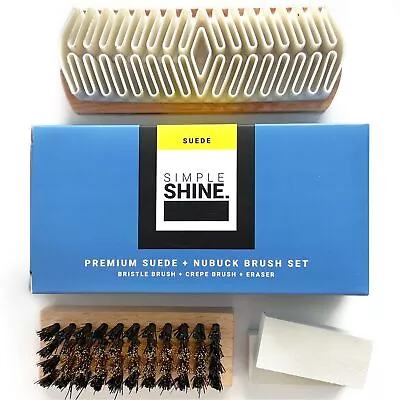 Premium Suede Brush Nubuck Cleaner Crepe Brush And Suede Eraser Set | Suede B... • $31.42