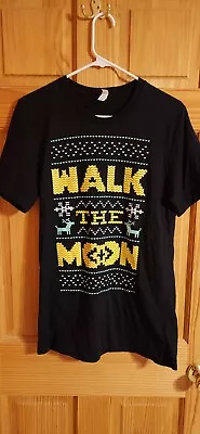 Walk The Moon Official  Black Graphic T-Shirt Medium  • $15