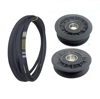 Drive Belt & Pulley For 42  48  Cut John Deere Mowers LA120 GX20006 GX20286 • $64.95